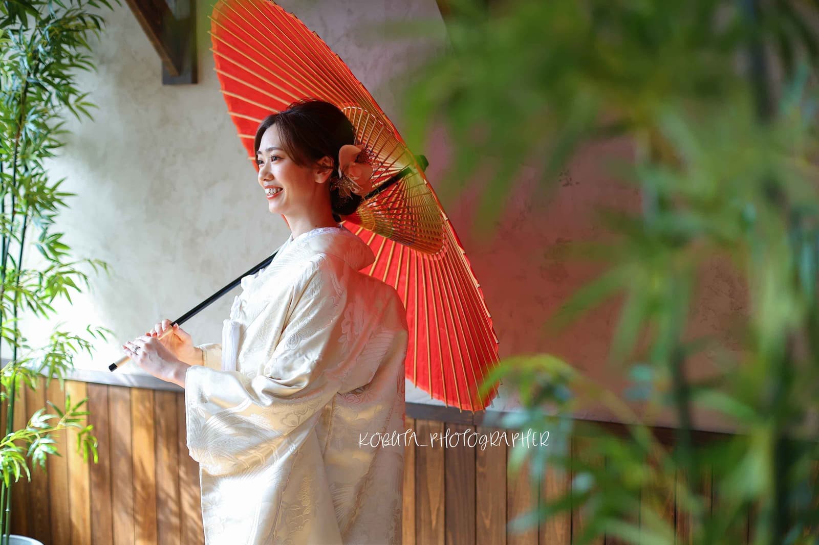 和装　ドライフラワー　前撮り