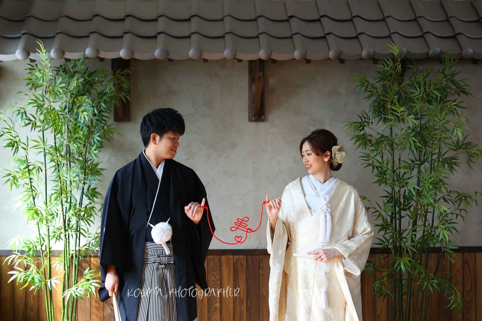 和装　ドライフラワー　前撮り