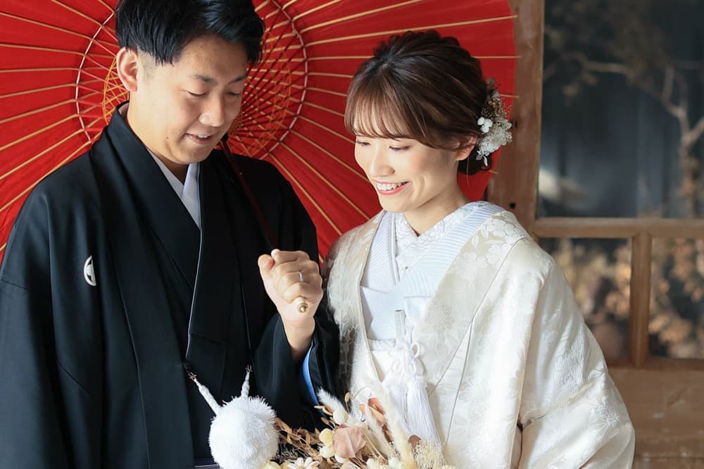 ウエディングフォト 和装 おしゃれ