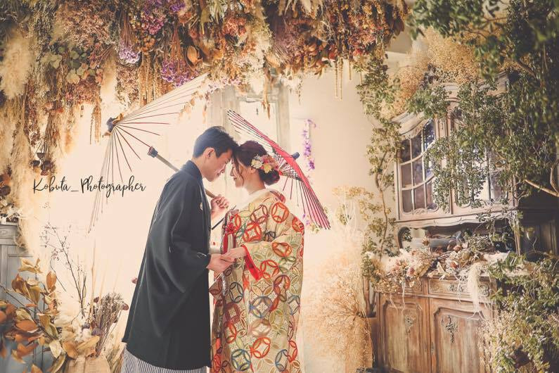 ウエディングフォト 和装 おしゃれ