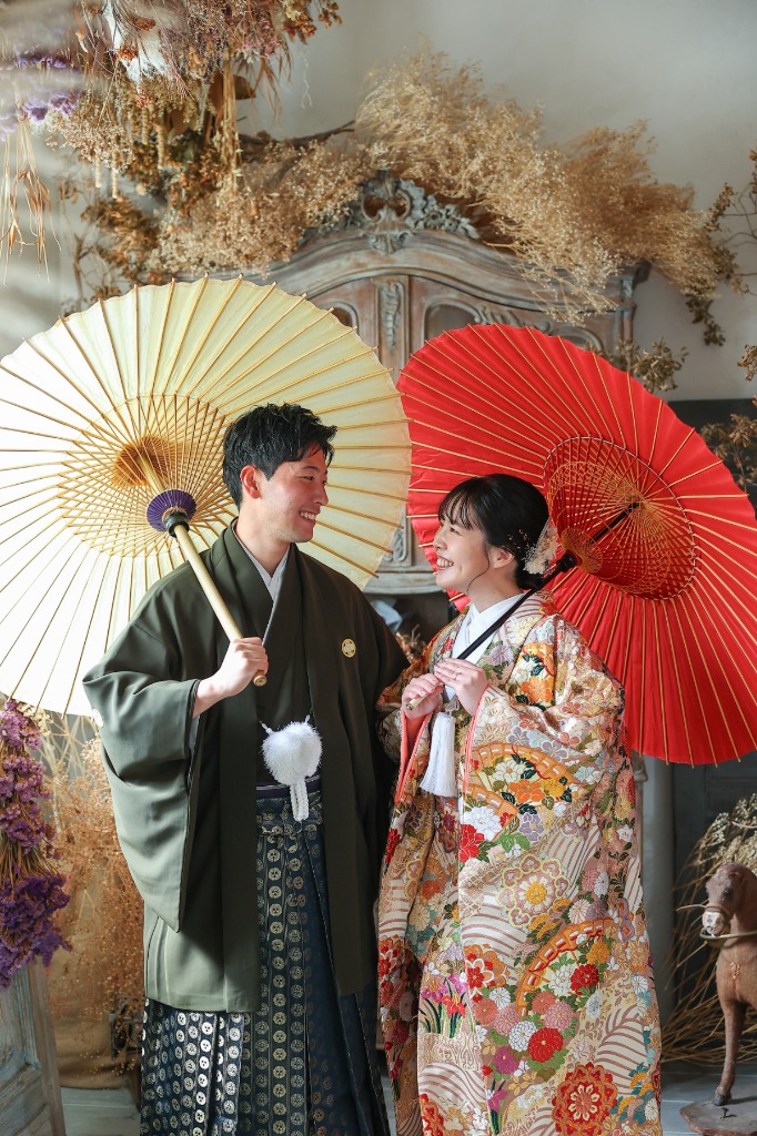 白無垢と色打掛どちらも残せる花嫁お色直し無料